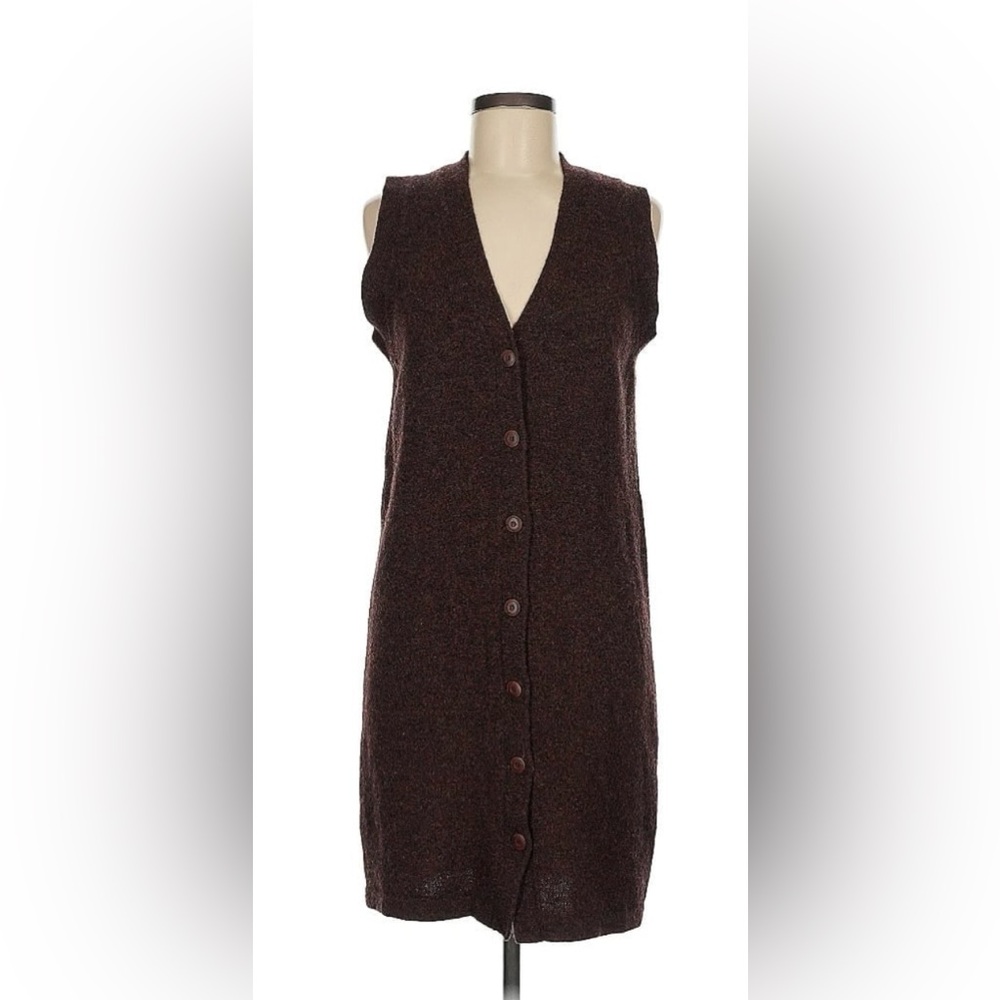 Eddie Bauer Brown Wool Dress Size M